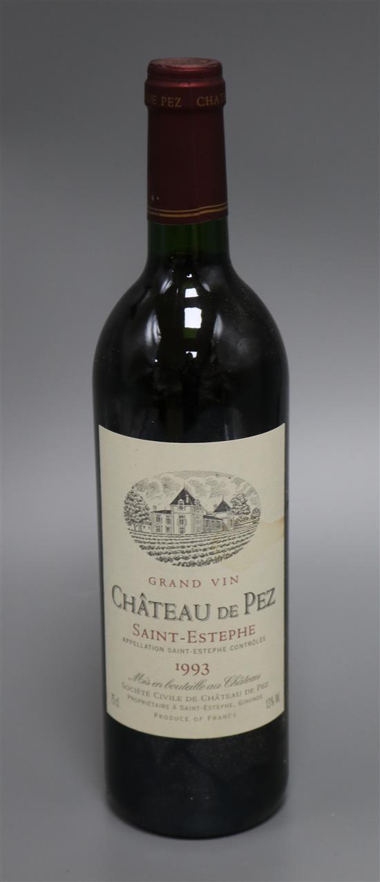 Six bottles of Chateau de Pez - St Esteph, 1993